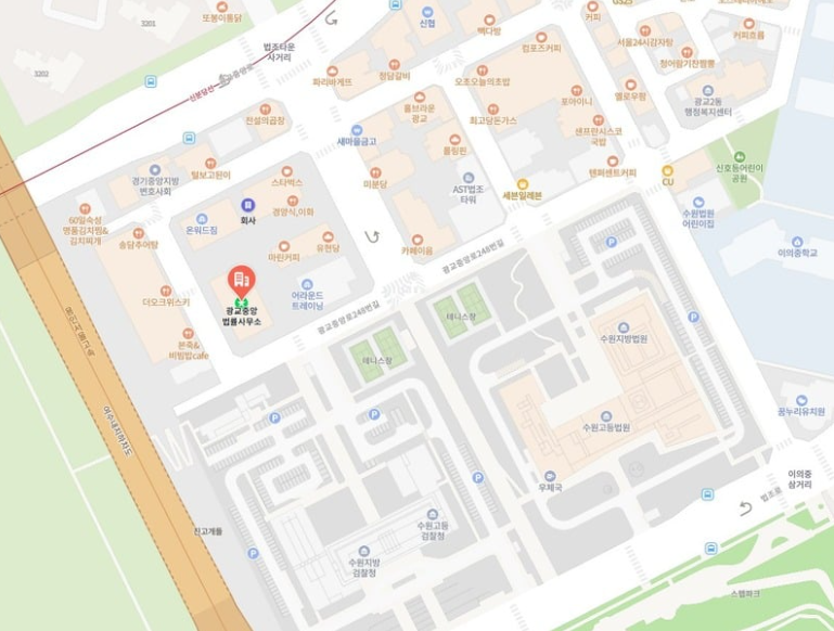 오시는 길 안내 지도